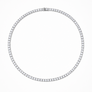 3mm silver necklace